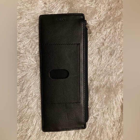 LODIS Julia Long Stacker Credit Card Black Leather Wallet - Picture 7 of 10